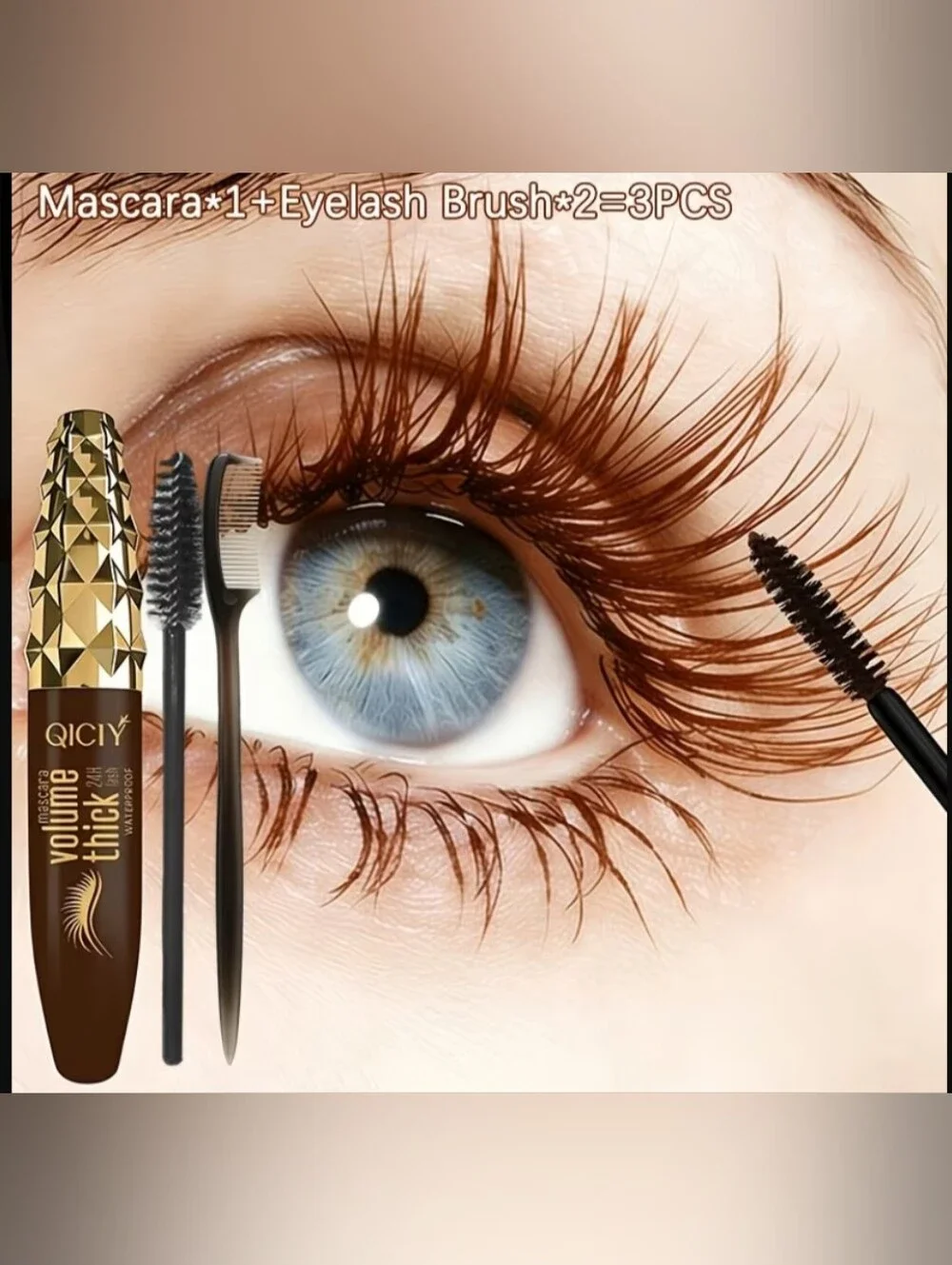 Volume Thick Mascara - Brown (#1)